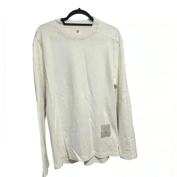 Oamc white long sleeve tee shirt cotton men’s